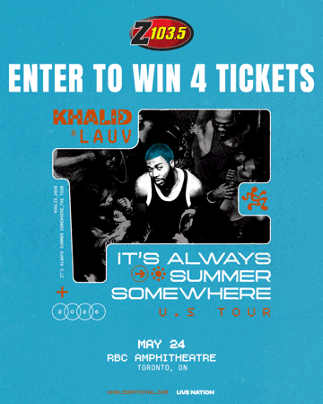 Enter to Win a Pair of Tickets to Khalid at RBC Amphitheatre on May 24th, 2026